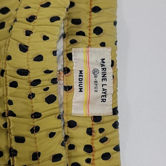Marine Layer Allison Pants: womens medium, gold color with black polka dots. 💛⚫️ - Picture 8 of 11